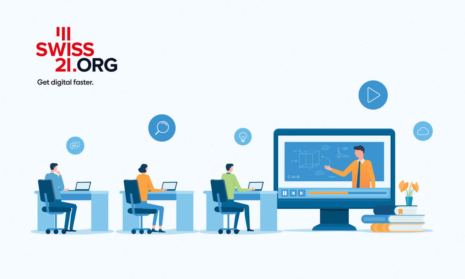 Swiss21 macht Schule Unternehmer digital en