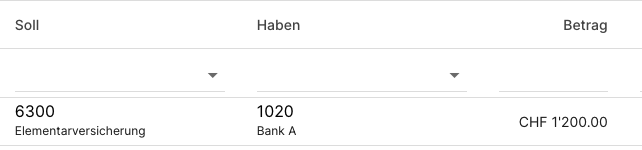 Buchungssätze einfach erklärt Buchungssätze einfach erklärt - Elementarversicherung