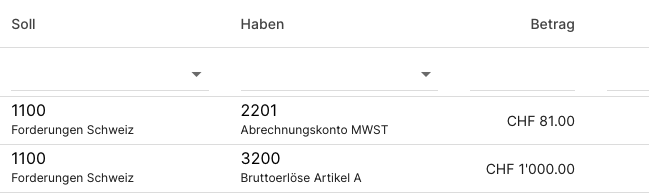 Buchungssätze einfach erklärt Buchungssatz einfach erklärt Kundenrechnung
